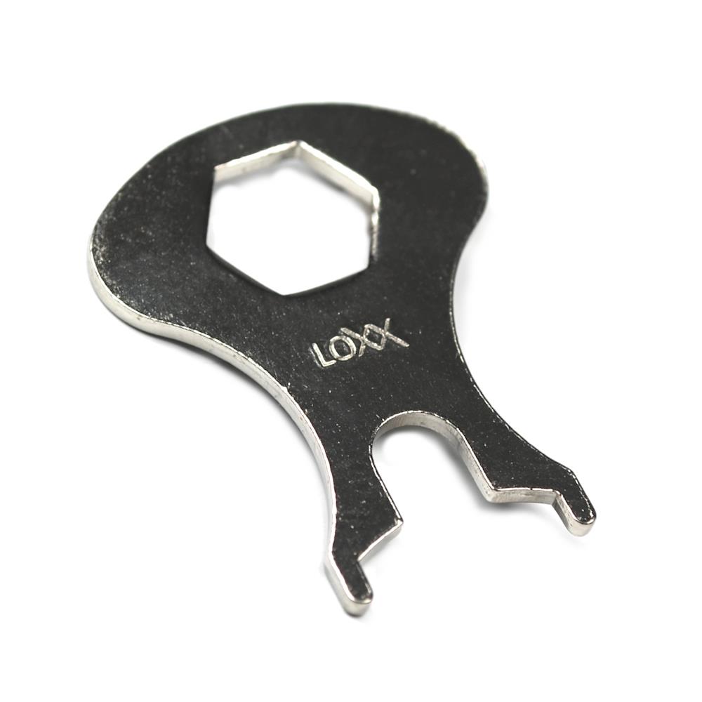 LOXX kleiner Sechskant-Schlüssel, 9mm, Stahl vernickelt, VE 1 Stück, UV 100 Stück