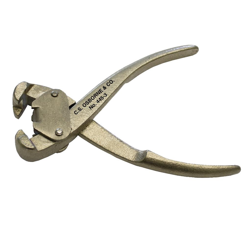Kantendrahtklammerzange (Osborne 445), ca. 17,5 cm, Metall
